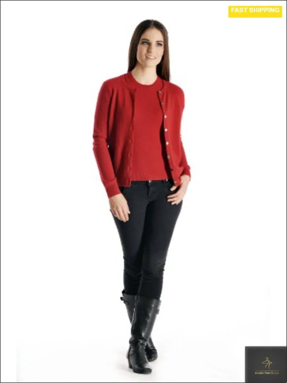 100% Cashmere Women's Cardigan Twin Set - Lightweight Luxe